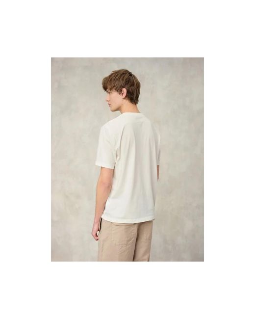 Blauer Tops ,Wit ,Ernst T-Shirt in het Natural voor heren