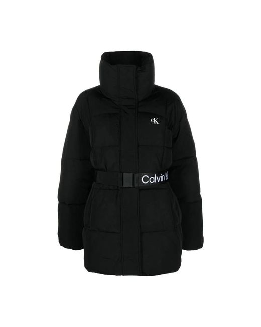 Calvin Klein Black Winter Jackets