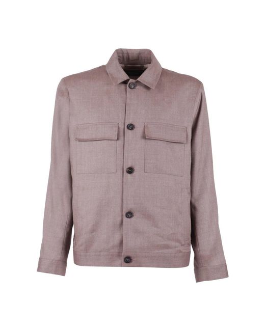 Peserico Purple Light Jackets for men