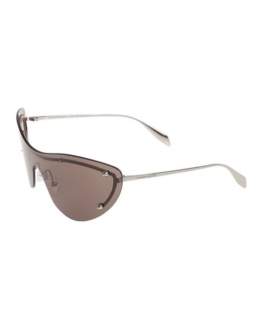 Alexander McQueen Gray Sunglasses