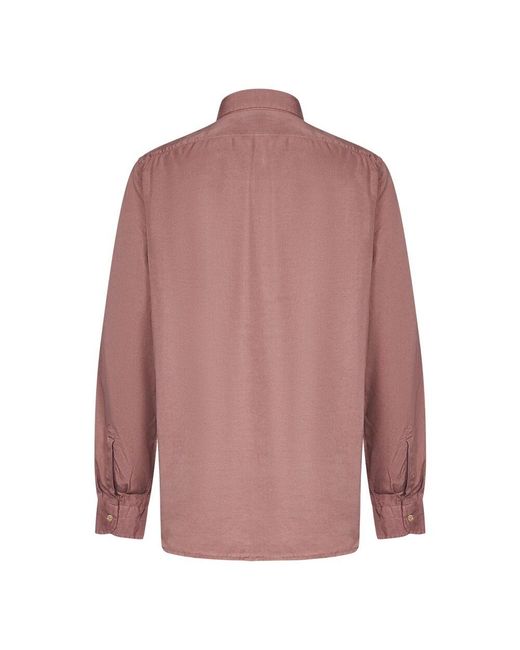 Boglioli Rosa Langarmhemd Weiches Gefühl in Pink für Herren