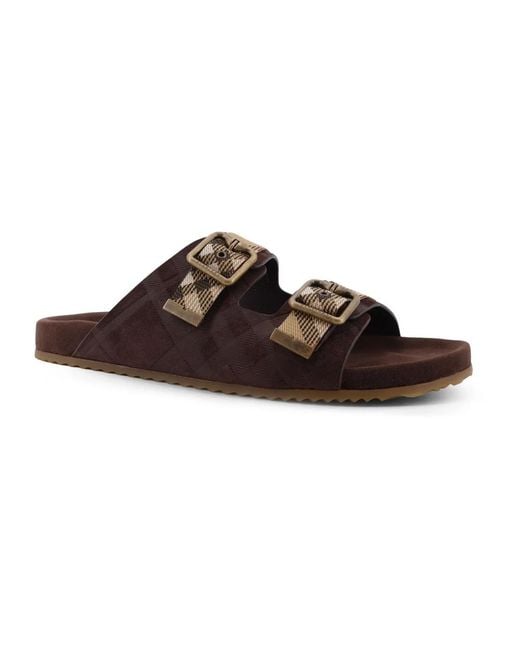 Burberry Brown Sliders for men