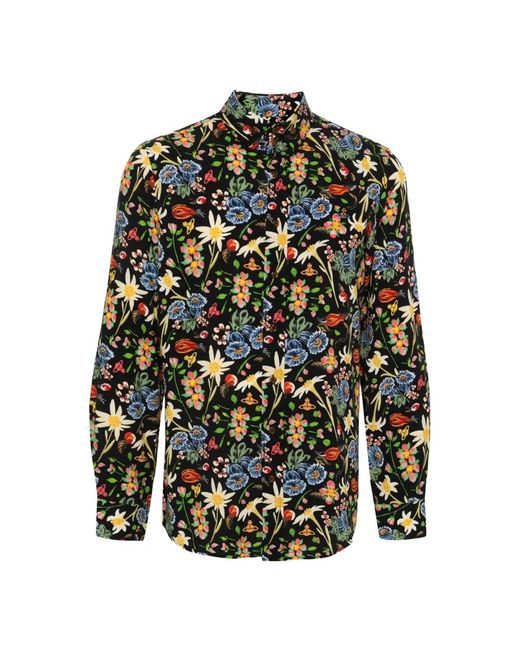 Camicia con stampa floreale di Vivienne Westwood in Green da Uomo