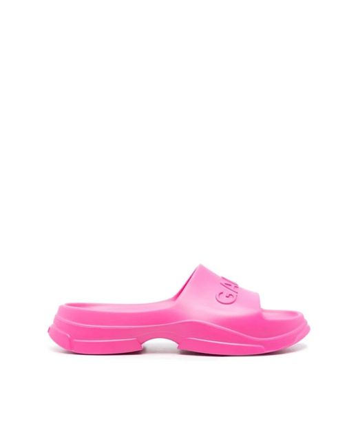 Ganni Pink Sliders