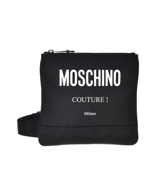 Moschino Black Cross Body Bags for men