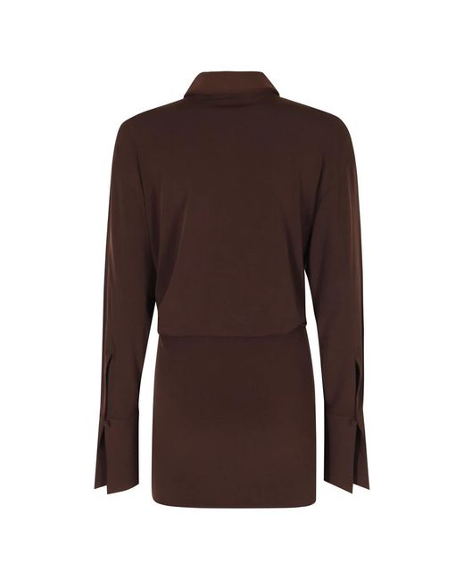 Short Dresses ANDAMANE de color Brown