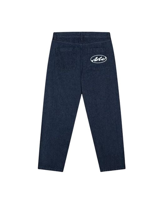Arte' Blue Loose-Fit Jeans for men
