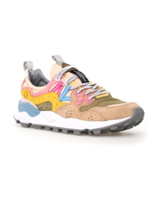 Flower Mountain Pink Sneakers
