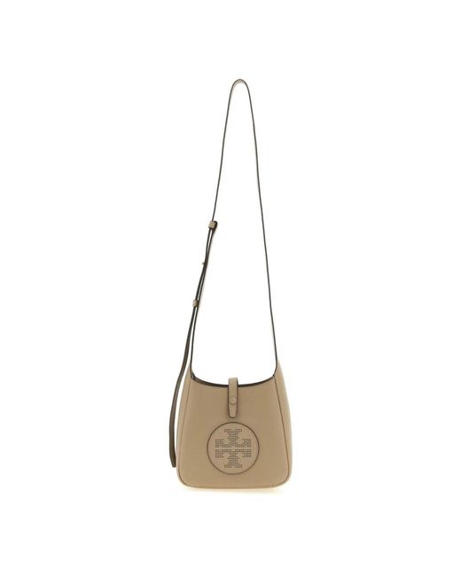 Tory Burch Natural Cross Body Bags