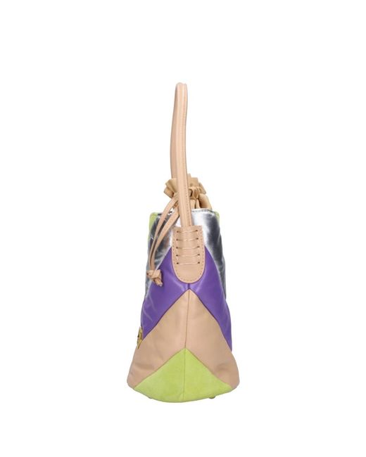 La Carrie Purple Bucket Bags
