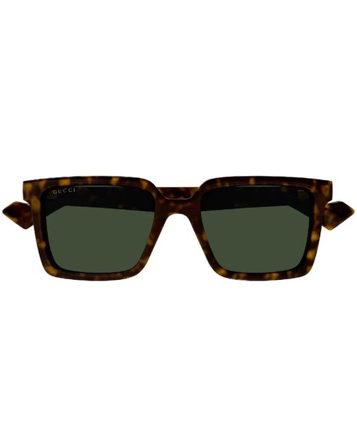 Gucci Green Stylische sonnenbrille