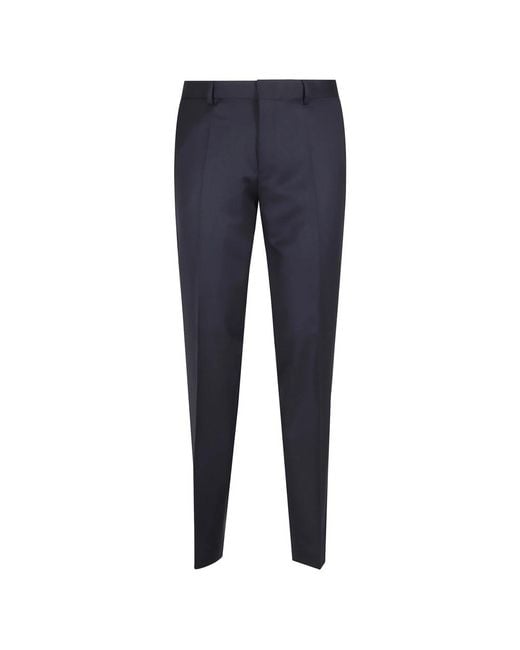 Boss Blue Suit Trousers for men