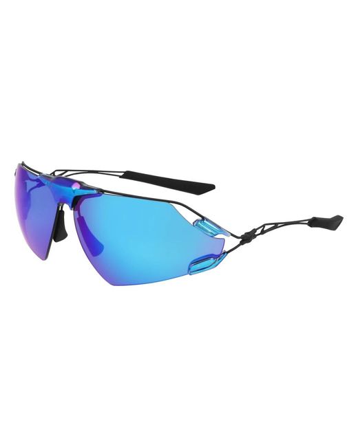 Nike Accessoires ,Blauw ,Stijlvolle Zonnebril Zeus Edge Ev 24030 in het Blue voor heren
