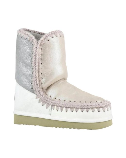 Mou Gray Winter Boots