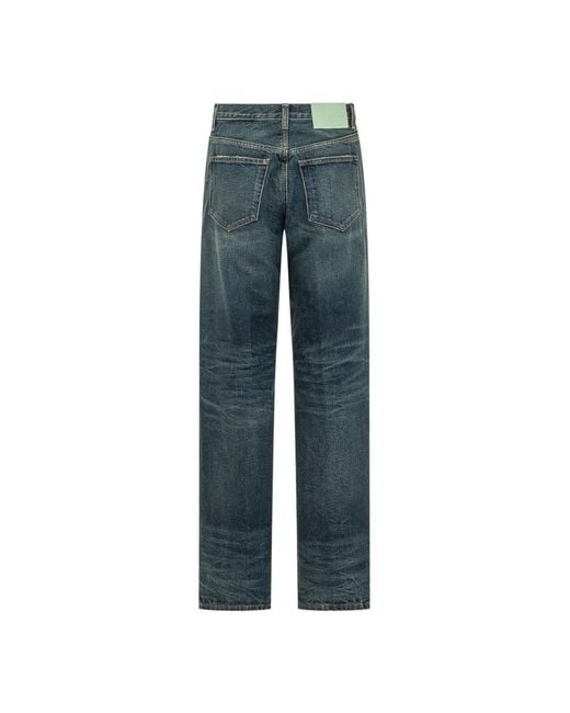 Haikure Blue Straight Fit Jeans