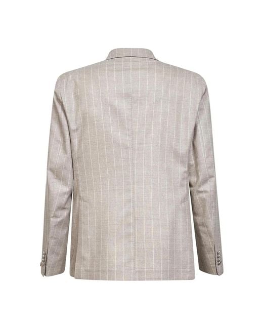Tagliatore Jassen ,Grijs ,Single-Breasted Blazer in het Gray voor heren