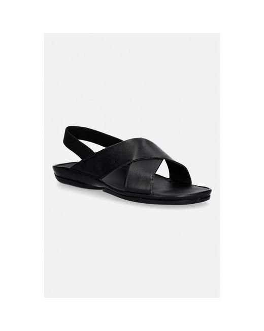 Flat Sandals Camper en coloris Black
