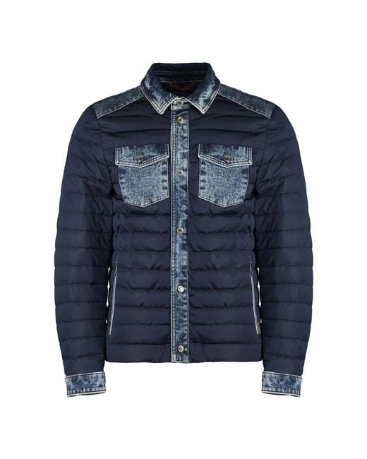 Moorer Blue Down Jackets for men