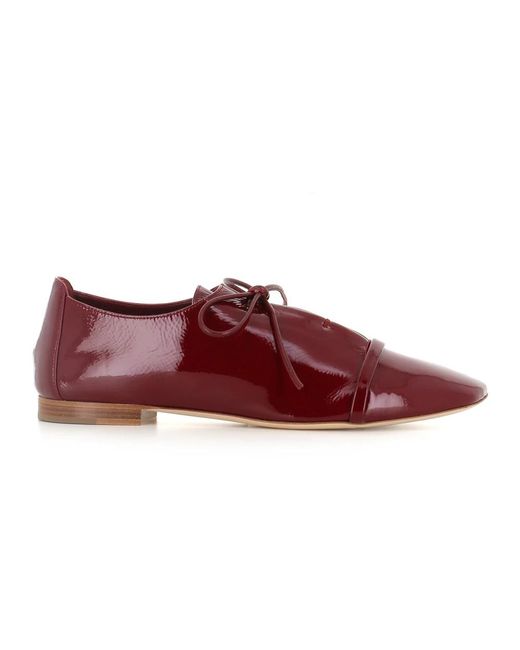 Malone Souliers Red Laced Shoes