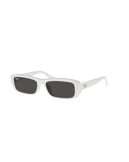 Ray-Ban White Sunglasses