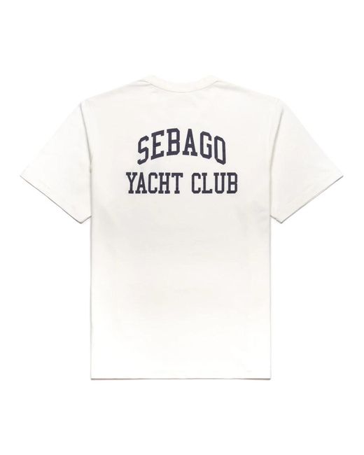 Sebago T-shirts in White für Herren