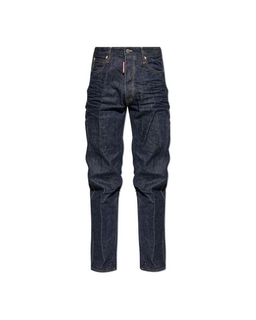 DSquared² Blue Loose-Fit Jeans for men