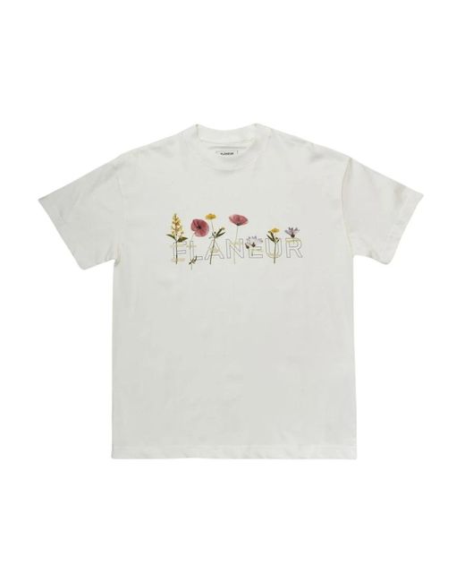 FLANEUR HOMME White T-Shirts for men