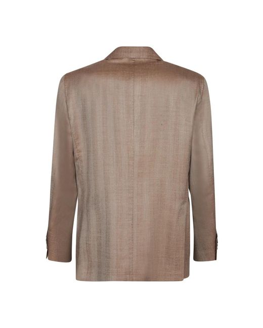 Dell'Oglio Brown Blazers for men