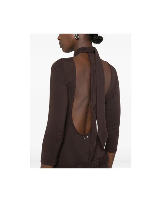 The Attico Brown Gowns