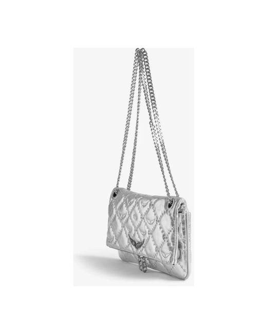 Zadig & Voltaire Gray Shoulder Bags