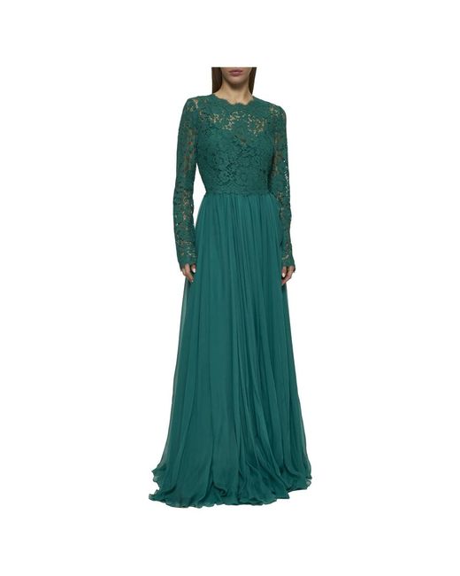 Dolce & Gabbana Avondjurk Met Kant in het Green