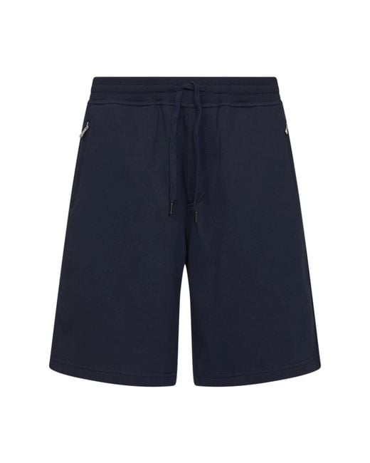Brunello Cucinelli Blue Casual Shorts for men