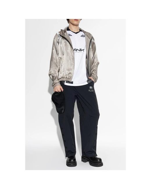 Umbro Broeken ,Zwart ,Discover Broeken Met Knoopsluiting Op De Pijpen in het Blue voor heren