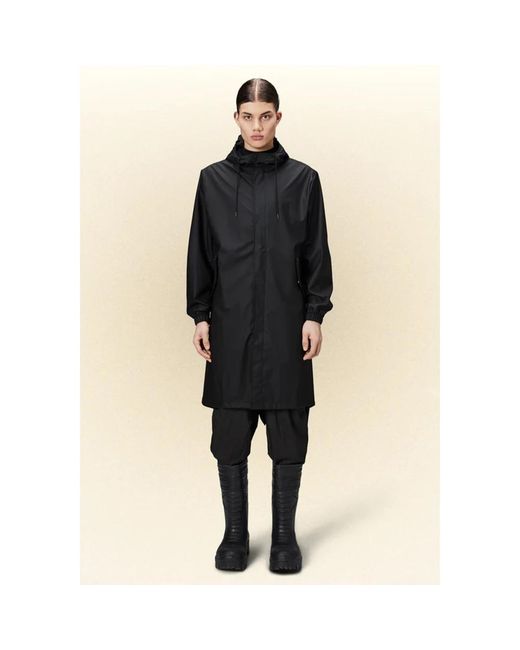 Rains Black Rain Jackets