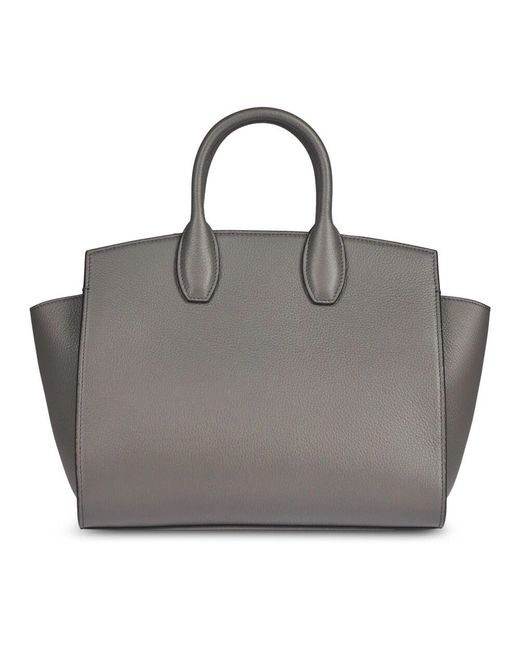 Ferragamo Gray Soft studio taschen kollektion