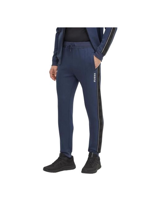 Guess Mickey Sweatpants in het Blue voor heren