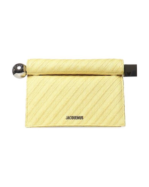 Jacquemus Yellow Clutches