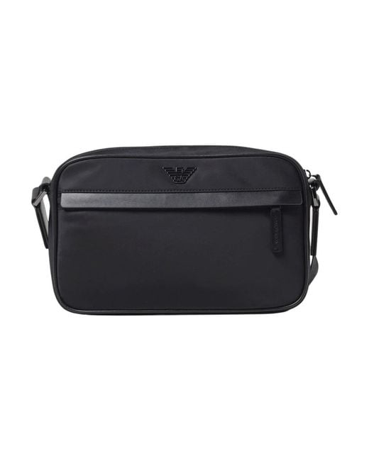 Emporio Armani Black Toilet Bags for men
