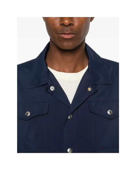 Barba Napoli Blue Light Jackets for men