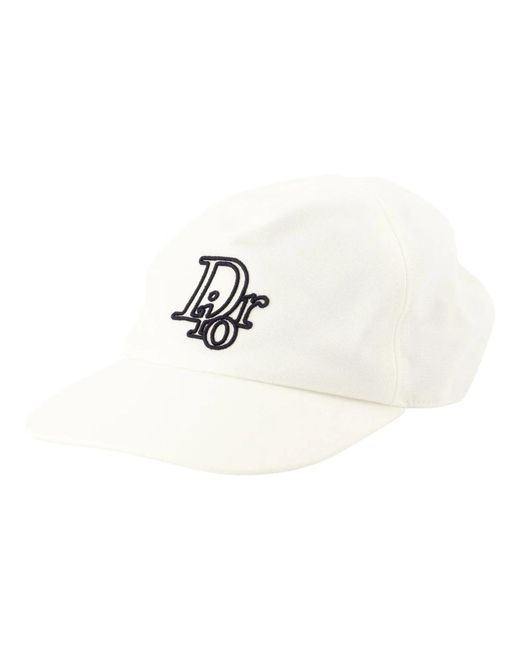 Dior Oblique Cap in White für Herren