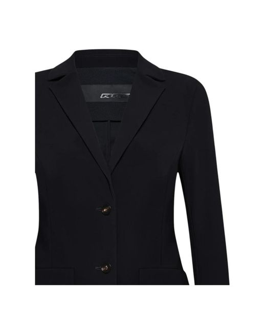 Rrd Jassen ,Zwart ,Leer Surflex Winter Blazer in het Black