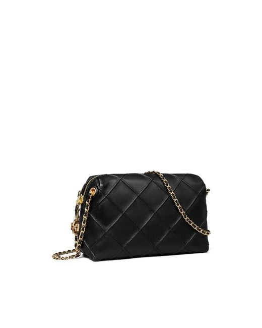 Tory Burch Black Soft 'Fleming' Shoulder