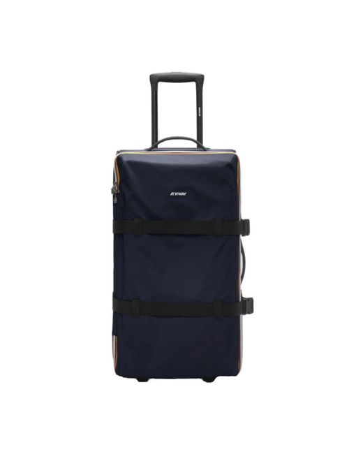 Large Suitcases K-Way de color Blue