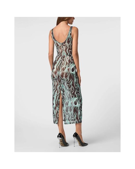 Philipp Plein Party Dresses in het Green