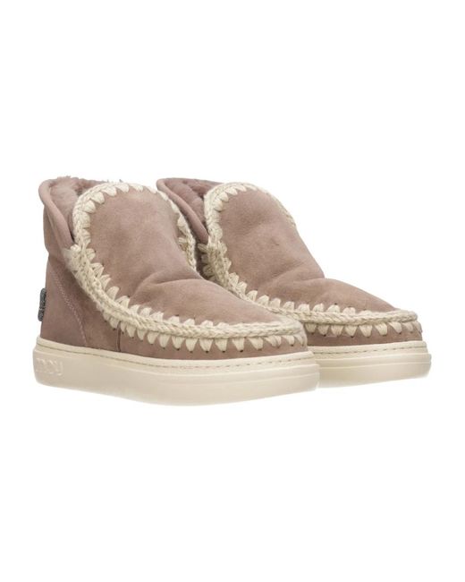 Mou Gray Winter Boots