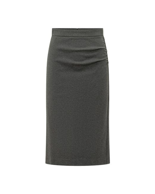 Pinko Gray Midi Skirts