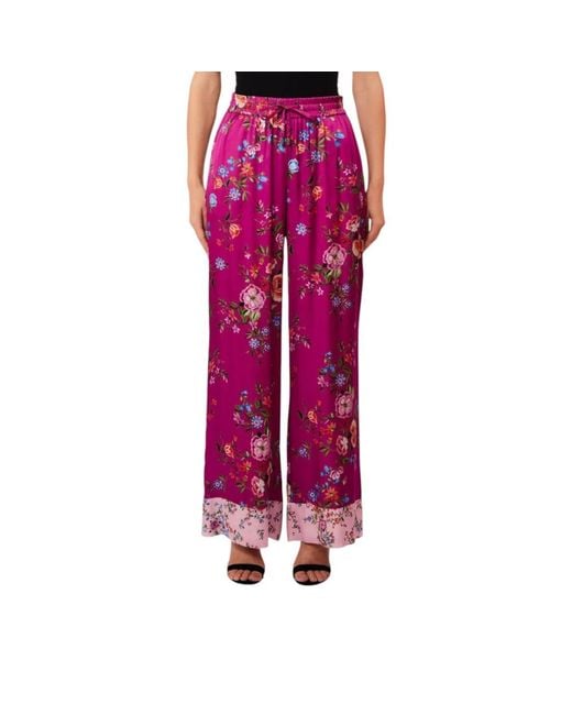 Liu Jo Red Wide Trousers