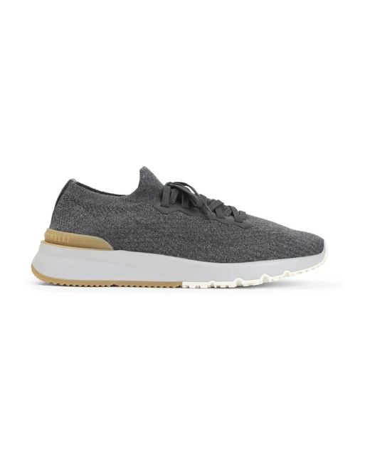 Brunello Cucinelli Blue Sneakers for men
