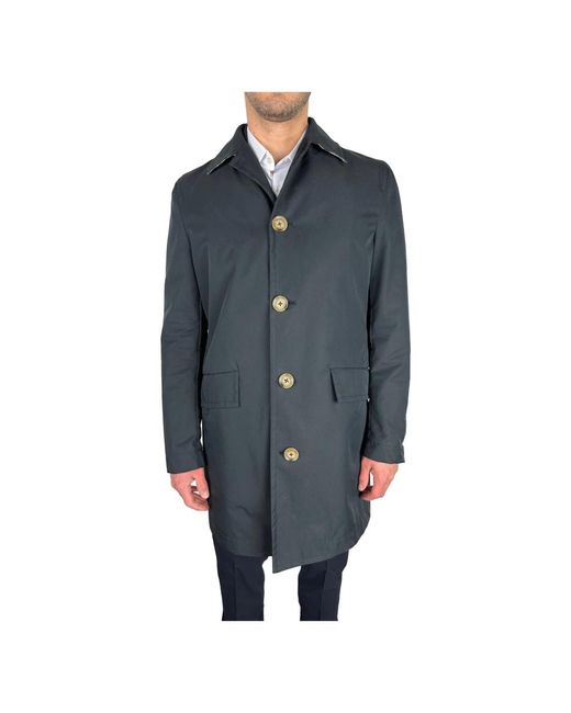 Elegante giacca & cappotto in cotone di Aquascutum in Blue da Uomo