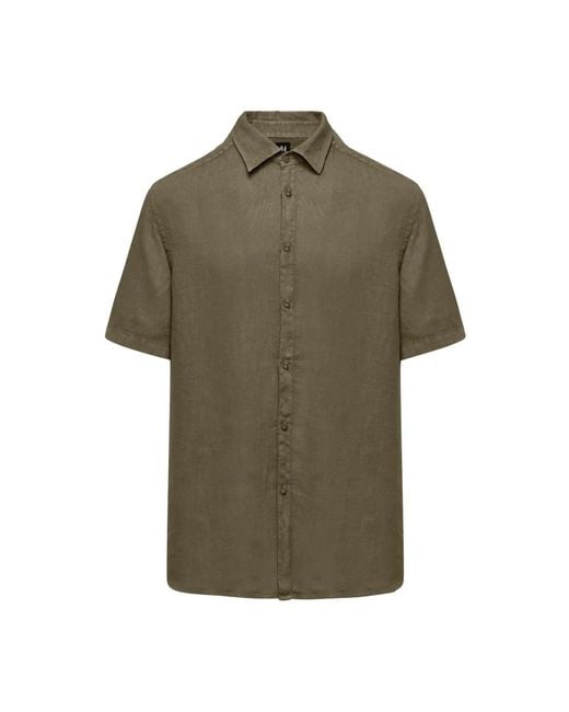 Bomboogie Green Short Sleeve Shirts for men